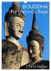 Bouddha Portraits du Sage (Calendrier mural 2025 DIN A3 horizontal), CALVENDO calendrier mensuel