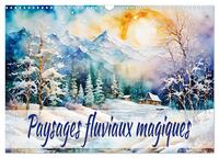 PAYSAGES FLUVIAUX MAGIQUES (CALENDRIER MURAL 2025 DIN A3 VERTICAL), CALVENDO CALENDRIER MENSUEL - UN