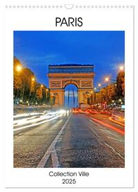 COLLECTION VILLE PARIS (CALENDRIER MURAL 2025 DIN A3 HORIZONTAL), CALVENDO CALENDRIER MENSUEL - LA V