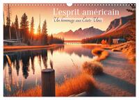 L'esprit américain - Un hommage aux États-Unis. (Calendrier mural 2025 DIN A3 vertical), CALVENDO calendrier mensuel