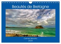 Beautés de Bretagne (Calendrier mural 2025 DIN A4 vertical), CALVENDO calendrier mensuel