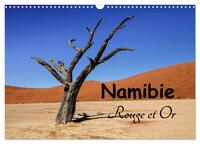 Namibie Rouge et Or (Calendrier mural 2025 DIN A3 vertical), CALVENDO calendrier mensuel