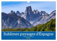 Sublimes paysages d'Espagne (Calendrier mural 2025 DIN A3 vertical), CALVENDO calendrier mensuel