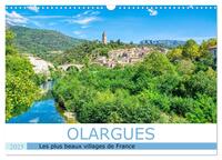 Les plus beaux villages de France - Olargue (Calendrier mural 2025 DIN A3 vertical), CALVENDO calendrier mensuel