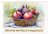 NATURES MORTES A L'AQUARELLE (CALENDRIER MURAL 2024 DIN A4 VERTICAL), CALVENDO CALENDRIER MENSUEL -