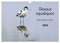 OISEAUX AQUATIQUES - ENTRE CIEL, TERRE ET EAU (CALENDRIER MURAL 2025 DIN A4 VERTICAL), CALVENDO CALE