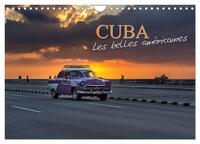 Cuba les belles américaines (Calendrier mural 2025 DIN A4 vertical), CALVENDO calendrier mensuel