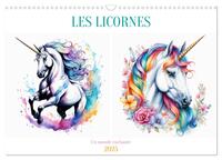 LES LICORNES (CALENDRIER MURAL 2025 DIN A3 VERTICAL), CALVENDO CALENDRIER MENSUEL - CHAQUE MOIS, LAI