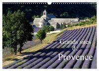 Grands sites de Provence (Calendrier mural 2025 DIN A3 vertical), CALVENDO calendrier mensuel