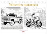 Véhicules motorisés (Calendrier mural 2025 DIN A4 vertical), CALVENDO calendrier mensuel