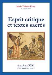 Esprit critique et textes sacrés - Studia Arabica XXVI