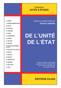 DE L'UNITE DE L'ETAT