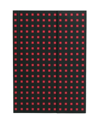 Paper-Oh Noir sur Rouge - B6 - Non ligné - 112 p.