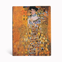 Carnet à couv. rigide 100ème Anniversaire de la Mort de Klimt Portrait d'Adèle - Ultra N.ligné 144p