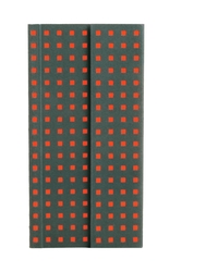 Paper-Oh Gris sur Orange - B6.5 - Non ligné - 112 p.