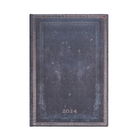12 Mois 2024 Encre Bleue  - Midi - Horizontal - 160 p.