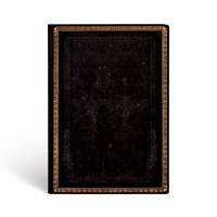 Carnet Flexis Noir Marocain - Midi - Ligné - 176 p.