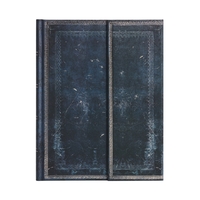 CARNET A COUVERTURE RIGIDE ENCRE BLEUE - ULTRA - LIGNE - 144 P.