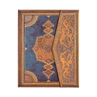 CARNET A COUVERTURE RIGIDE SAFAVIDE INDIGO - ULTRA - LIGNE - 144 P.