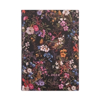 12 Mois 2024 Flexis Floralia  - Midi - un Jour par page - 432 p.