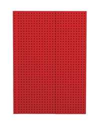 Paper-Oh Rouge sur Noir - A5 - Non ligné - 112 p.