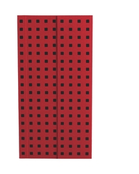 Paper-Oh Rouge sur Noir - B6.5 - Non ligné - 112 p.