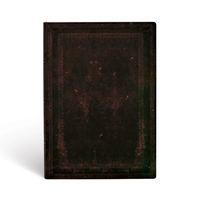 Carnet Flexis Noir Marocain Uni - Midi - Ligné - 240 p.
