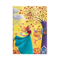 Carnet à couverture rigide Feuillage d'Automne - Midi - Ligné - 144 p.