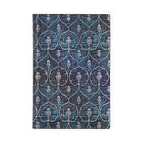 Carnet Flexis Velours Bleu - Mini - Ligné - 208 p.