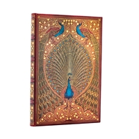 Carnet rigide Paperblanks Les Paons de Hafiz Mini Non ligné 176p.