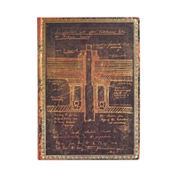 Carnet Flexis Tesla, Croquis d'une Turbine - Midi - Ligné - 176 p.