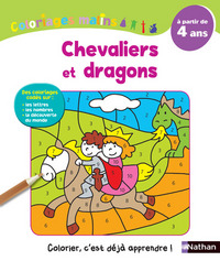 Coloriages malins chevaliers et dragons