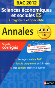 ANNALES BAC 2012 SC ECO SOC ES