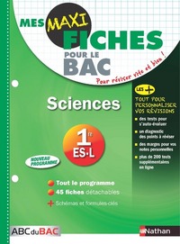 Mes maxi fiches ABC sciences 1ère ES-L