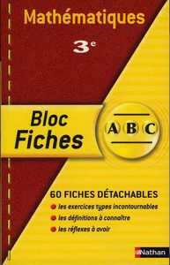 BLOC FICHES ABC MATHS 3E