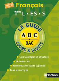 GUIDE ABC FRANCAIS COURS ET SUJET N111 1RES L ES S