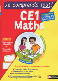 Je comprends tout - Monomatière - Mathématiques - CE1