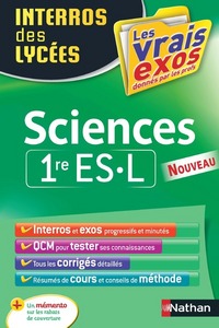 Interros des lycées Sciences 1re ES-L