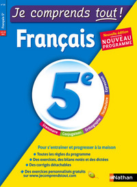 Je comprends tout - Monomatière - Français 5ème