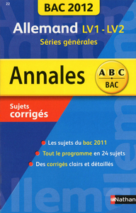 ANNALES BAC 2012 ALLEMAND
