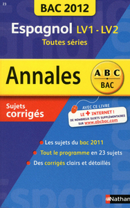 ANNALES BAC 2012 ESPAGNOL COR