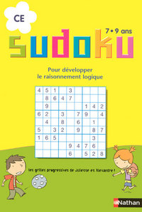 SUDOKU CE 7/9ANS POUR DEVELOPPER LE RAISONNEMENT LOGIQUE