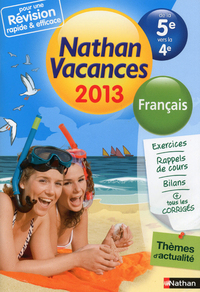 CAHIER DE VACANCES 2013 FRANCAIS 5E/4E