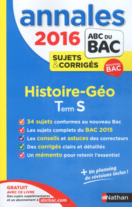 Annales bac 2016 Histoire géographie S corrigés