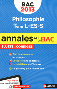 ANNALES BAC 2013 PHILO L ES S CORRIGES N13