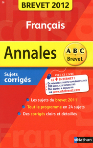 ANNALES BREVET 2012 FRANCAIS