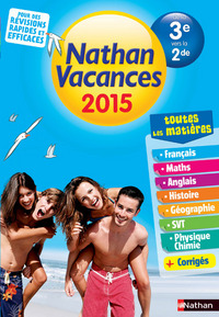 Cahier de vacances 2015 Tout en un 3e/2de