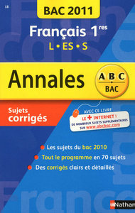 ANNALES BAC 2011 FRANCAIS 1RES