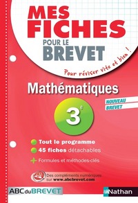 Mes Fiches ABC du Brevet Mathématiques 3e