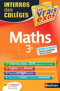 Interros des Collèges Maths 3e